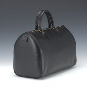 LOUIS VUITTON BLACK EPI LEATHE