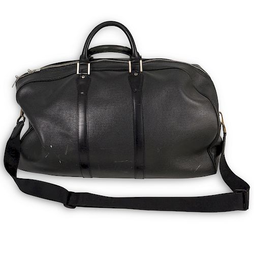LOUIS VUITTON BLACK LEATHER