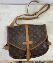 LOUIS VUITTON BROWN SAUMUR SHO