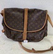 LOUIS VUITTON BROWN SAUMUR SHO