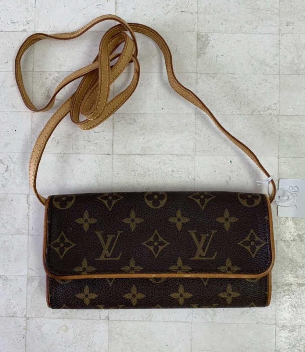 LOUIS VUITTON BROWN TWIN SHOULDER