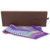 LOUIS VUITTON CHECKERED SILK S
