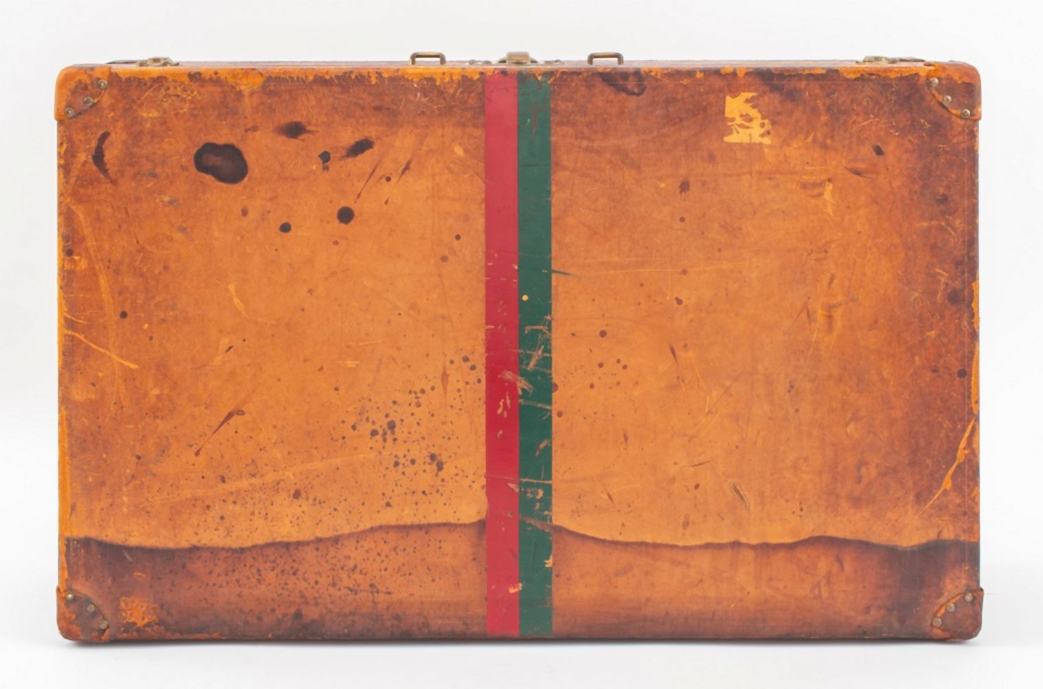 LOUIS VUITTON COVERED LEATHER TRUNK