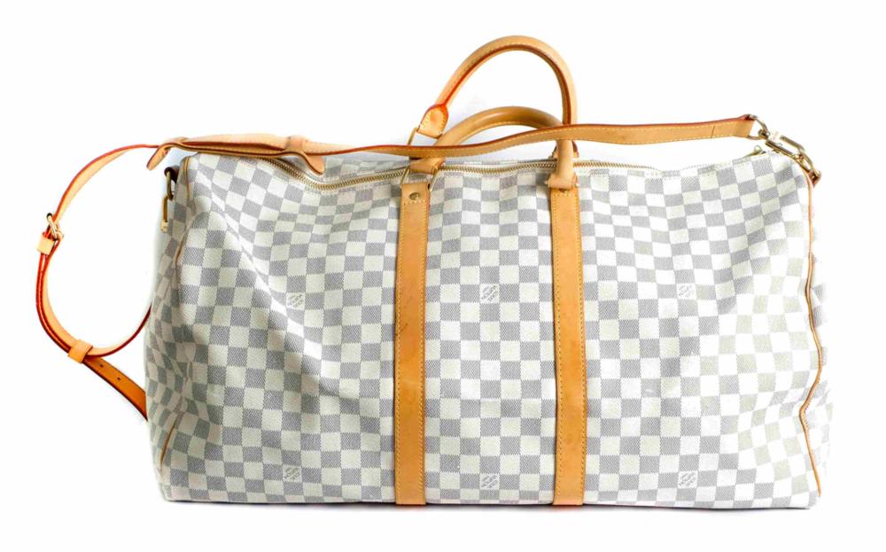 LOUIS VUITTON DAMIER AZUR KEEPALL
