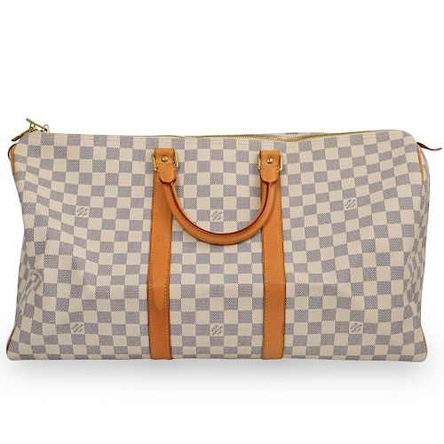 LOUIS VUITTON DAMIER AZUR KEEPALL