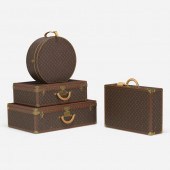 Louis Vuitton. Four-piece lugg