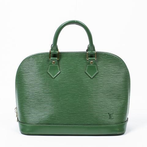 LOUIS VUITTON GREEN EPI LEATHER