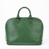 LOUIS VUITTON GREEN EPI LEATHE