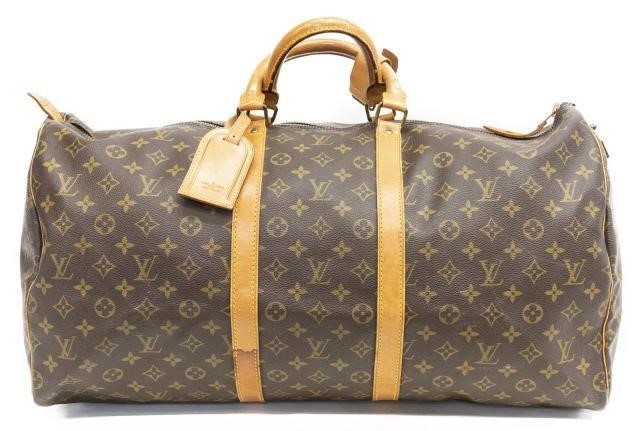 LOUIS VUITTON 'KEEPALL 55' MONOGRAM