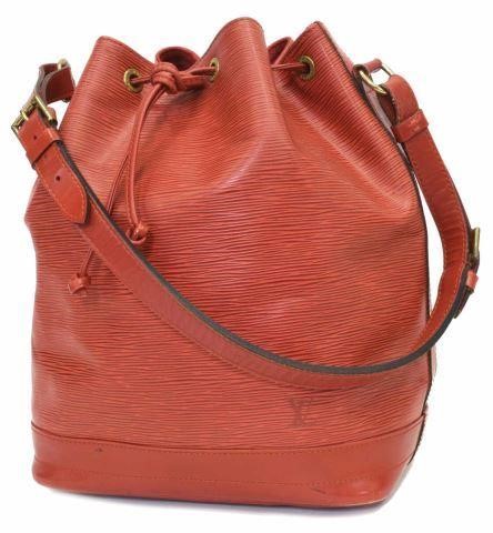 LOUIS VUITTON 'NOE' RED EPI LEATHER
