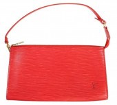 LOUIS VUITTON RED EPI LEATHER