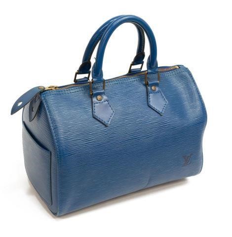 LOUIS VUITTON 'SPEEDY 25' BLUE