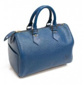 LOUIS VUITTON 'SPEEDY 25' BLUE