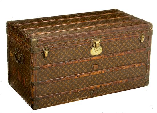 Louis Vuitton steamer trunk circa
