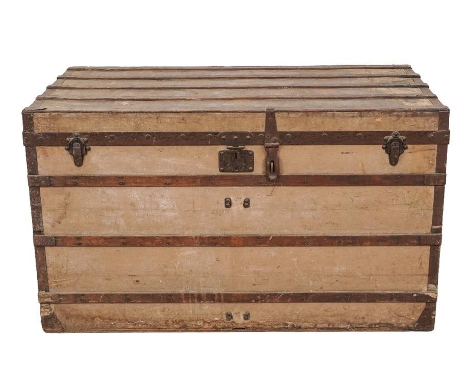 Louis Vuitton steamer trunk, late