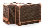 Louis Vuitton suitcase and gar