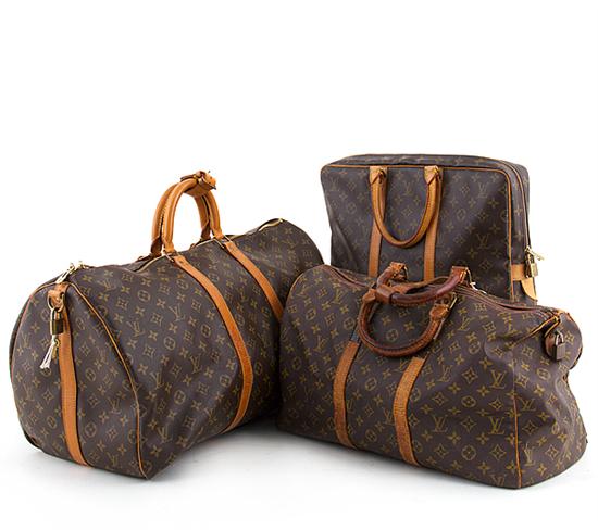 Louis Vuitton valise and keepall