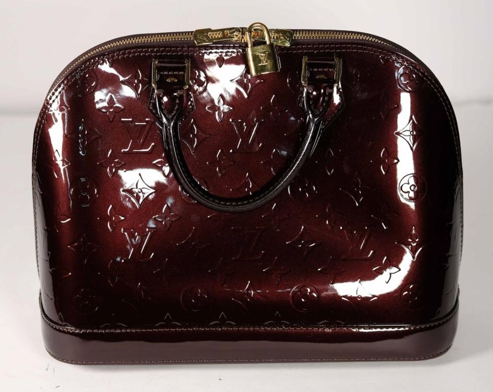 LOUIS VUITTON VERNIS ALMA PM100%