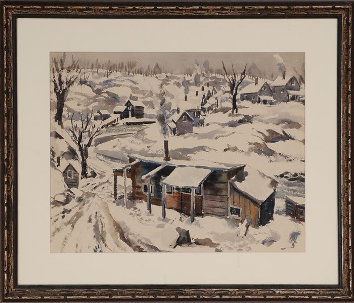 LOUIS WOLCHONOK (1898-1973): WINTER