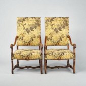 LOUIS XIII STYLE ARM CHAIRSA p