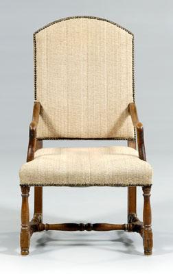 Louis XIV beechwood armchair,