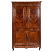 LOUIS XIV MAHOGANY CABINET<br>