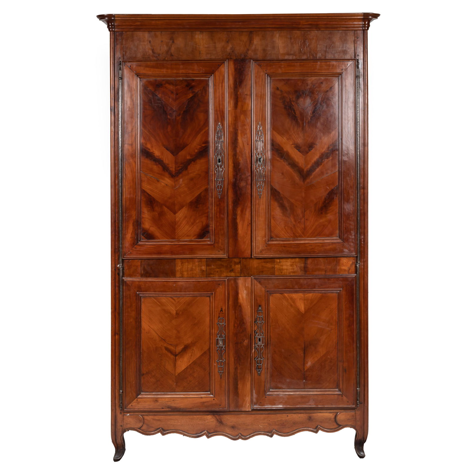 LOUIS XIV MAHOGANY CABINETLouis XIV
