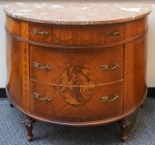 LOUIS XIV SATINWOOD INLAID MAH
