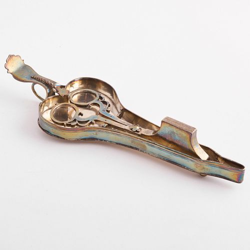 LOUIS XIV SILVER SNUFFER AND