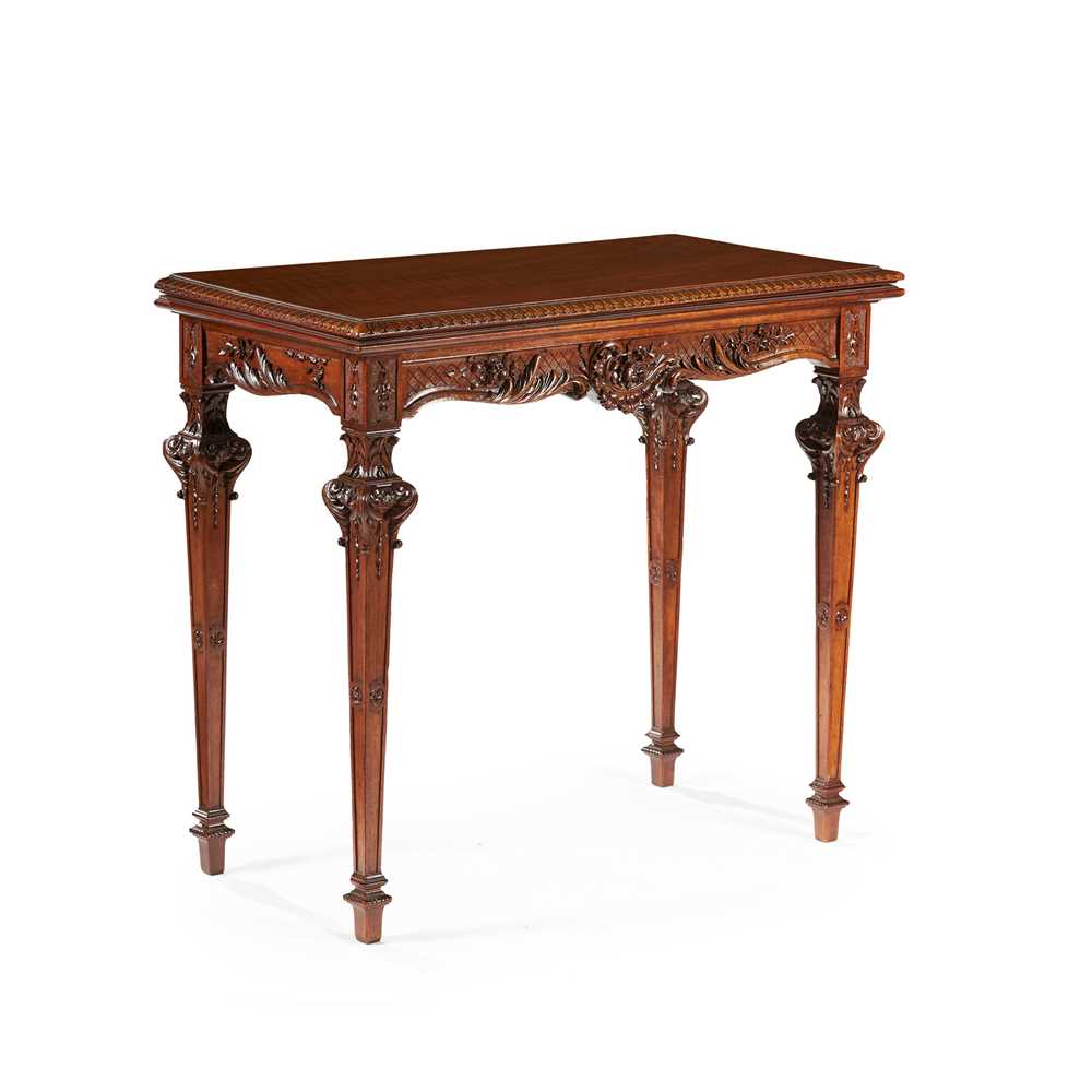 LOUIS XIV STYLE AMERICAN WALNUT