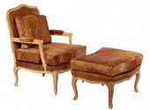 LOUIS XIV STYLE BERGERE & HASS