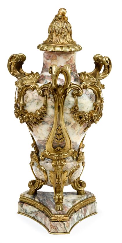 Louis XIV style gilt bronze mounted