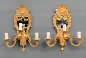 LOUIS XIV-STYLE GILT BRONZE MI