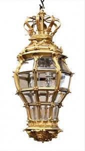 LOUIS XIV STYLE GILT-METAL HAL