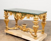 LOUIS XIV-STYLE GILTWOOD MARBL