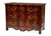 LOUIS XIV-STYLE MAHOGANY AND M