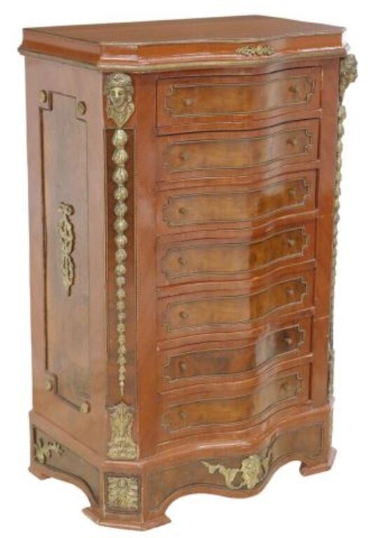 LOUIS XIV STYLE MIXED WOOD