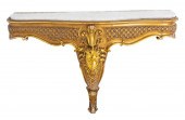 LOUIS XIV STYLE MONOPODAL GILT