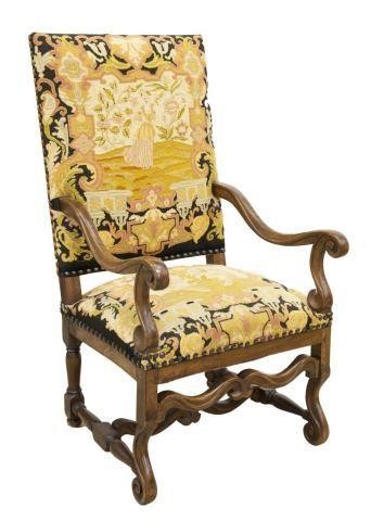 LOUIS XIV STYLE NEEDLEPOINT