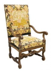 LOUIS XIV STYLE NEEDLEPOINT HI