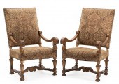 LOUIS XIV-STYLE PAINTED AND PA