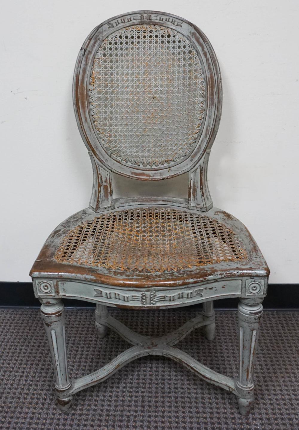 LOUIS XIV STYLE PAINTED BEECHWOOD