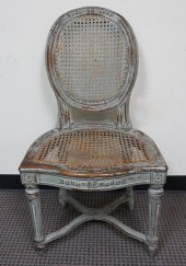 LOUIS XIV STYLE PAINTED BEECHW