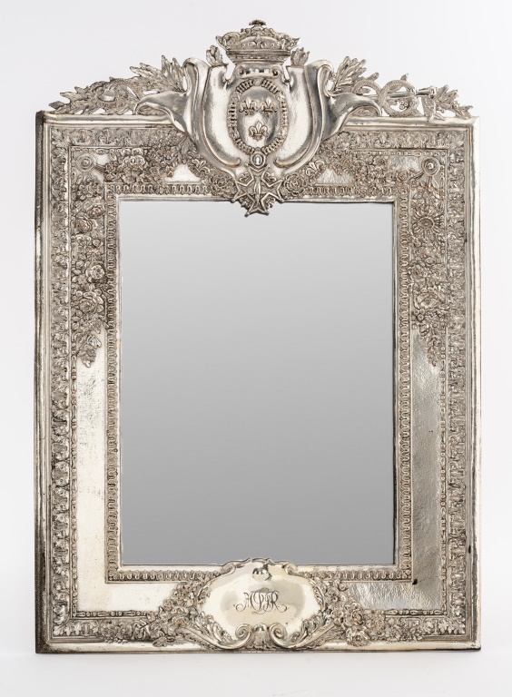 LOUIS XIV STYLE SILVER-PLATED TABLE