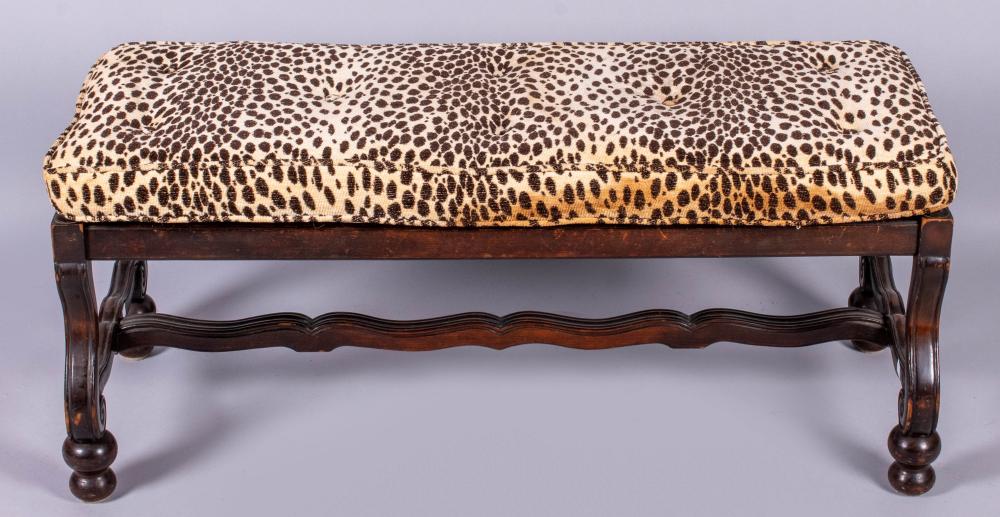 LOUIS XIV STYLE WALNUT BANQUETTE 17