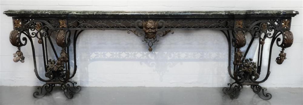LOUIS XIV STYLE WROUGHT IRON AND