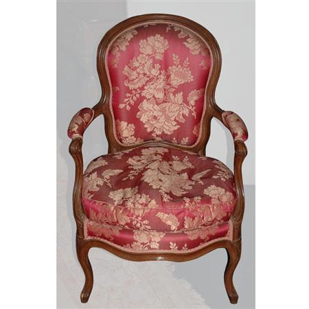 Louis XV Beechwood Fauteuil en