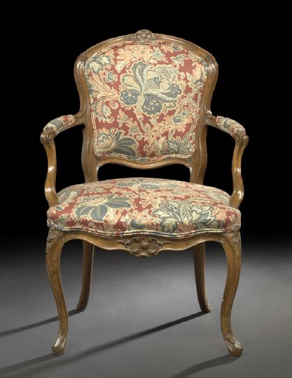 Louis XV Beechwood Fauteuil, 
