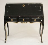 LOUIS XV BLACK LACQUERED SLANT