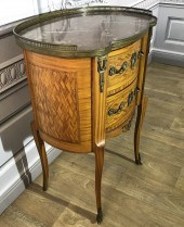LOUIS XV BRONZE MOUNTED MARBLE